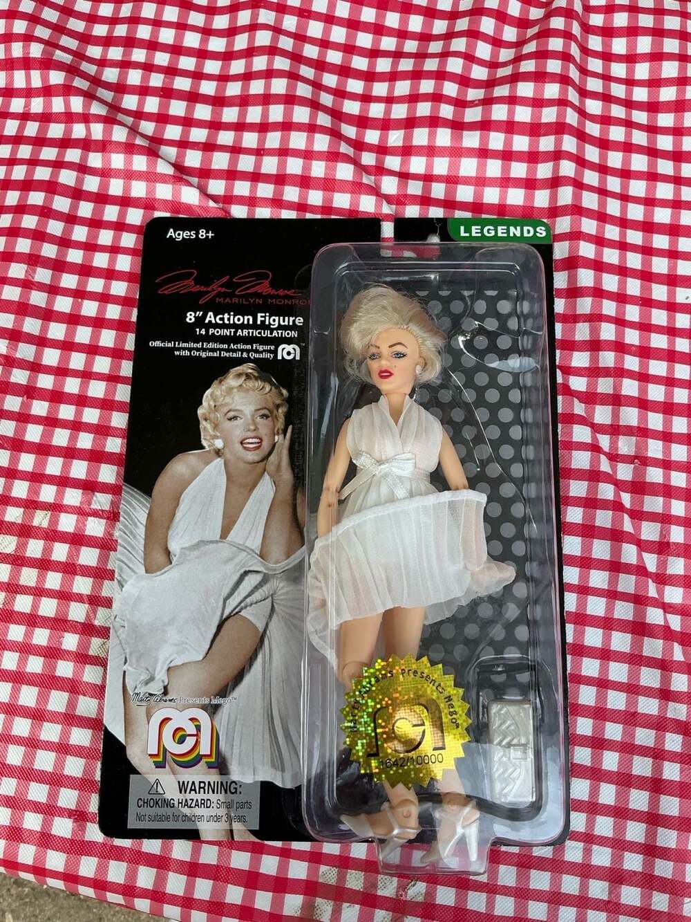 Mego Legends Marilyn Monroe 8" Action Figure Item No. 62729